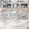 Boys and Girls Folding Table and Chairs Set of 3 - 2 of 4