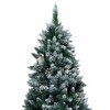vidaXL Artificial Pre-lit Christmas Tree with Ball Set&Pine Cones 94.5" - 3 of 4