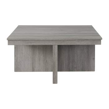 Dawson Coffee Table with 4 Storage Stools Gray - Picket House Furnishings