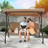 EROMMY 3 Seat Outdoor Porch Swing Chair - image 3 of 4