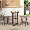 WestinTrends Malibu All Weather HDPE Outdoor Patio Counter Height Bistro Set (3-Piece) - 2 of 4