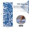 MaseiKar Yoga Mat, Exercise Yoga Mat Print with Non-Slip Design, Professional TPE Exericise Mat, 72" x 26" Multi-Purpose Workout Mat for Women - 2 of 4