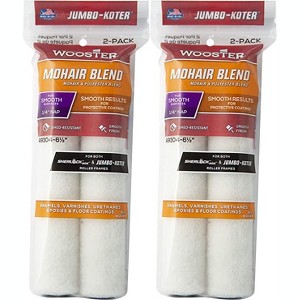 Wooster Genuine 6.5" Jumbo-Koter Mohair Blend 1/4" Nap 2 Sets Of 2-Pack Roller Cover # RR304-6.5-2PK - 1 of 1