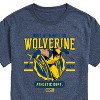 Men's - Marvel - Wolverine Collegiate Scratch Short Sleeve Graphic T-Shirt - 2 of 4