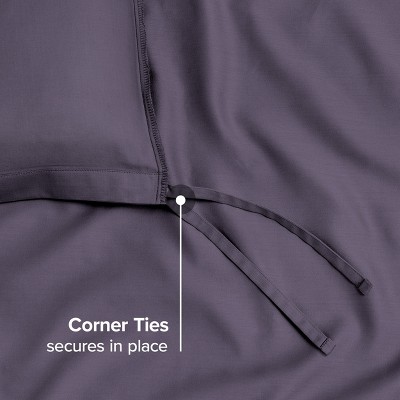 Dusty Purple Organic Cotton Twin/Twin XL Duvet Cover Set