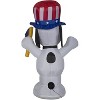 Peanuts Airblown Inflatable Patriotic Snoopy, 3.5 ft Tall, White - 4 of 4