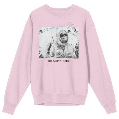 White Lotus Tanya Mcquoid Pink Screenshot Legends Never Die Crew Neck Short  Sleeve Pink Heather Women's Night Shirt : Target