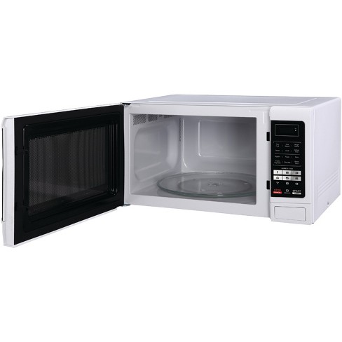 Magic Chef MC110MST Countertop Microwave Oven, Standard Microwave for  Kitchen Spaces, 1,000 Watts, 1.1 Cubic Feet, Stainless Steel