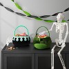 Halloween Dino Round Polyester Trick or Treat Decorative Bling Basket - Hyde and EEK! Boutique™ - 2 of 3