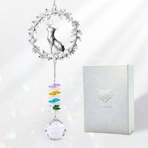 Unique Bargains Dog Memorial Gifts for Loss of Dog Silver Tone Clear 1 Pc - 1 of 4