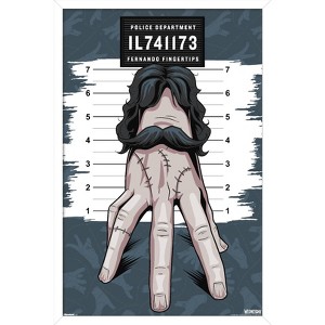 Trends International Wednesday: Season 2 (2025) - Thing Fernando Fingertips Framed Wall Poster Prints - 1 of 4
