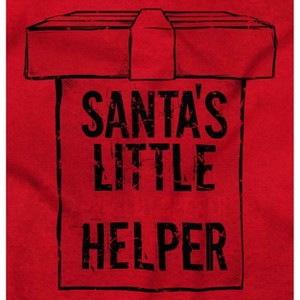 Christmas Santa Claus Little Helper Graphic T Shirt Men or Women Brisco Brands - 1 of 4