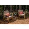 Casual Cushion Stripe Sunbrella Fabric 1-Piece Indoor/Outdoor Club Chair Cushion, 22"W x 44"L - 2 of 4