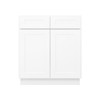 HOMLUX Easy-DIY Ready to Assemble Bath Vanity Cabinet without Top in Shaker White - 3 of 4