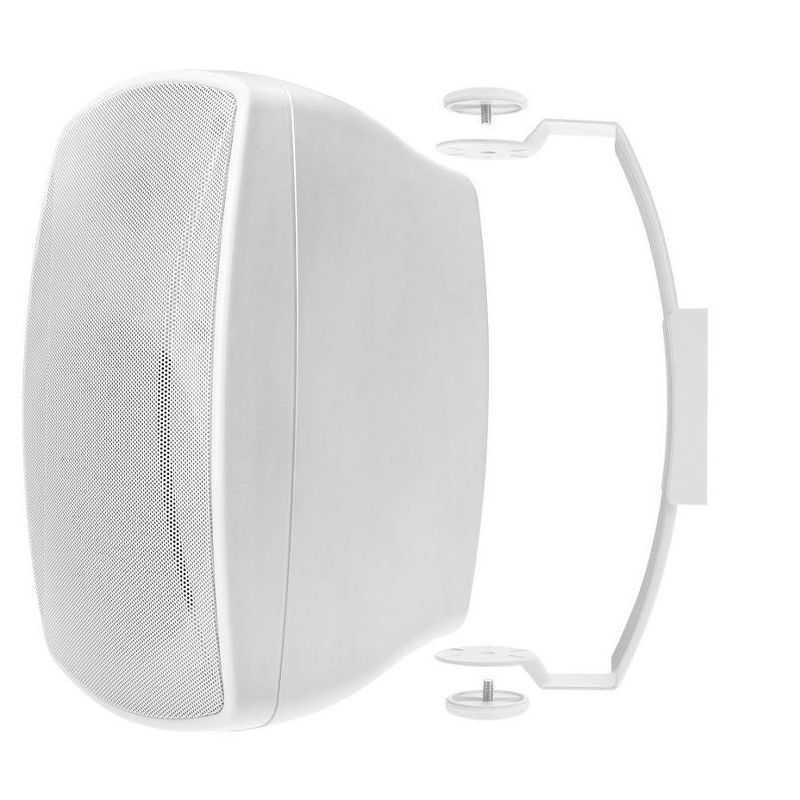 Monoprice 6.5in Weatherproof 2-Way Indoor/Outdoor Speaker, White (Each) For Whole Home Audio Systems, Restaurants, Bars, Patio, Poolside, Garage, 3 of 7