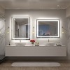 Apmir Super Bright 192 LEDs/m Front LED Lighted Anti-Fog Tempered Glass Bathroom/Vanity Mirror with ETL & 3-Year Warranty - 4 of 4
