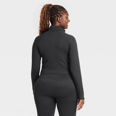 Damen Pullover Jacke Seamless 1/2 Zip - Bild 7 von 12