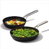 OXO 2pc Ceramic Pro Non-Stick Frypan Set Gray: Aluminum Cookware, Dishwasher-Safe, Induction & Gas Compatible - 2 of 4