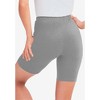 Woman Within Plus Size Stretch Cotton Bike Short - 3 of 4