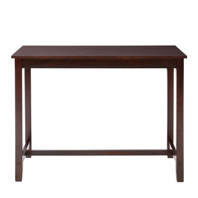 Claridge 3-Piece Brown Acacia Bar Height Dining Set