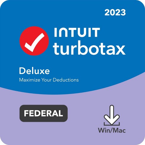 TurboTax 2023 Deluxe No State Tax Software - image 1 of 4