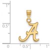 Black Bow Jewelry 14k Yellow Gold Alabama Crimson Tide NCAA Small Pendant - 2 of 3