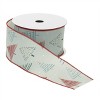 Christmas Tree Print Wired Ribbon (Set of 2) - 2 of 2
