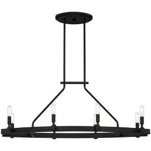 Designers Fountain Fiora 8 - Light Chandelier in  Black - 1 of 1
