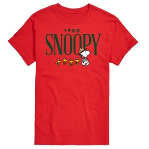 Men's - Peanuts - 1950's Camper Snoopy Short Sleeve Graphic T-Shirt - 1 of 4