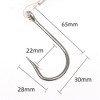 6 Pcs/set Steel 6.5 Inch Trolling Acrylic Octopus Lure Artificial Bionic Tuna Mackerel Fake Bait For Deep Water Saltwater Sea Fishing - 4 of 4