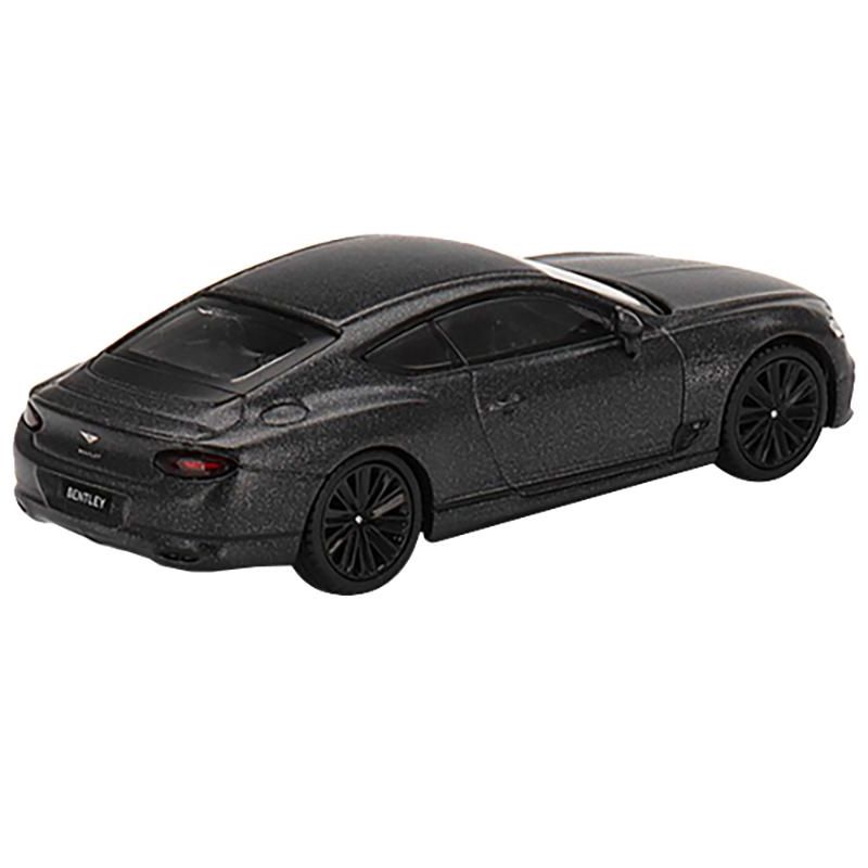 Bentley Continental GT Speed Anthracite Satin Gray Metallic Ltd Ed to 1800 pcs 1/64 Diecast Model Car by True Scale Miniatures, 3 of 4