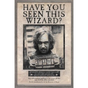 Trends International Harry Potter - Sirius Black Wanted Framed Wall Poster Prints - 1 of 4