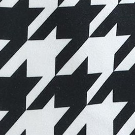 black white