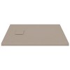 VidaXL Shower Base Tray SMC Brown 31.5 in.x31.5 in. - 4 of 4
