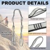 Unique Bargains Nylon Pilates Climbing Daisy Adjustable Chain Yoga Extend Belt - 3 of 4