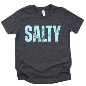 The Juniper Shop Salty Block Distressed Youth Short Sleeve Tee - 1 of 4