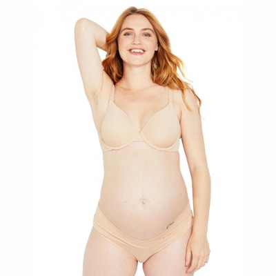 Full Coverage Underwire Maternity And Nursing Bra - Nude, 34c