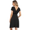 Clearlove 2025 Summer Maternity Nursing Dress Baby Shower Short Sleeves A-line Midi Pregnancy Dress - 4 of 4
