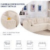 MAXYOYO Modular Sectional Sofa Couch, L Shaped Modern Cloud Couch with 1 Ottoman, Sofa in A Box - 4 of 4