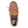 MUK LUKS Men's Paul Printed Berber Suede Moccasin Slipper - 4 of 4