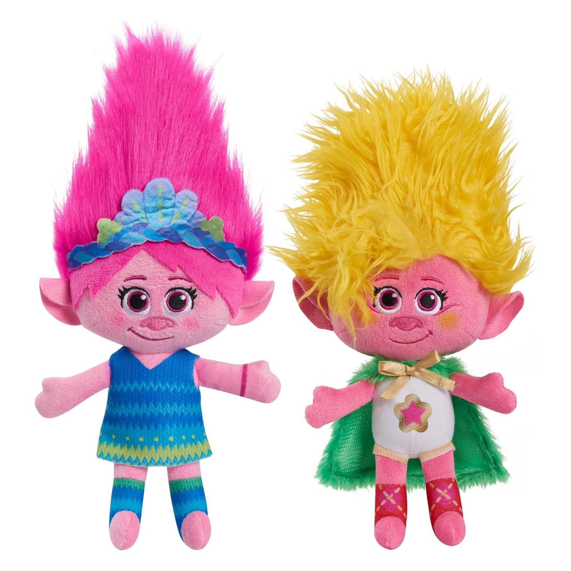 Just Play DreamWorks Trolls Band Together Poppy and Viva 8-inch Plush Set