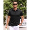 Polo Shirts for Men Short Sleeve Casual Business Sports Tennis Golf Shirts - 3 of 4