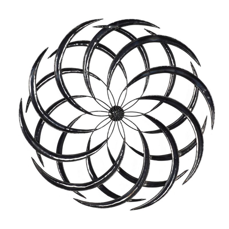 Metal Starburst Wind Spinner Inspired Wall Decor Bronze - Olivia &#38; May, 3 of 7