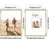 Americanflat 16x20 Picture Frame with Polished Plexiglass - Use as 6x8 Frame with Mat or Display 16x20 Photo Without Mat - Gold - 2 of 4