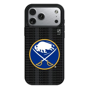 NHL Eastern Conference Teams Text Backdrop MagSafe Compatible Cell Phone Case for Apple iPhone 17 Series - 1 of 4