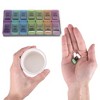 Unique Bargains 14 Grid Double Row Pill Case 1 Pc - 4 of 4