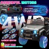 Toyota Licensed 24V Kids Ride-On Car, 2-Seater Electric Off-Road Truck with Parental Remote Control, Bluetooth Music, LED Lights, 4x550W Motors - 4 of 4