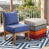 Gymojoy 24x24x6" Outdoor Cushion Patio Chair Furniture Cushion 28D High Density Sponge Cushion with Removable Cover Cushion Replacement - 3 of 4
