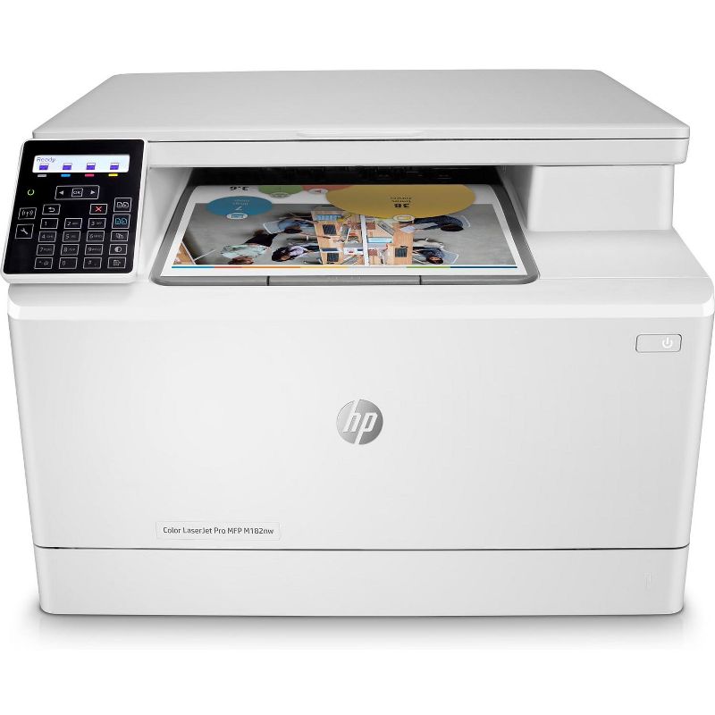 HP Inc. Color LaserJet Pro MFP M182nw Laser Printer, Color Mobile Print, Copy, Scan, 1 of 9