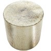 Accent Table Drum Side End Nightstand Lamp Living Room Bedroom Gold Metal Contemporary Modern - 3 of 4